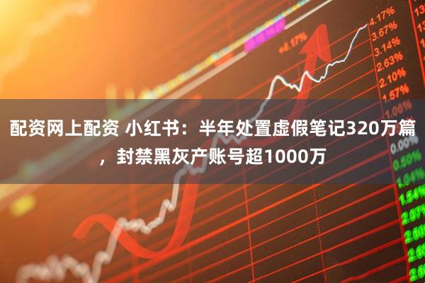 配资网上配资 小红书：半年处置虚假笔记320万篇，封禁黑灰产账号超1000万