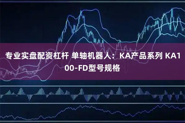 专业实盘配资杠杆 单轴机器人：KA产品系列 KA100-FD型号规格