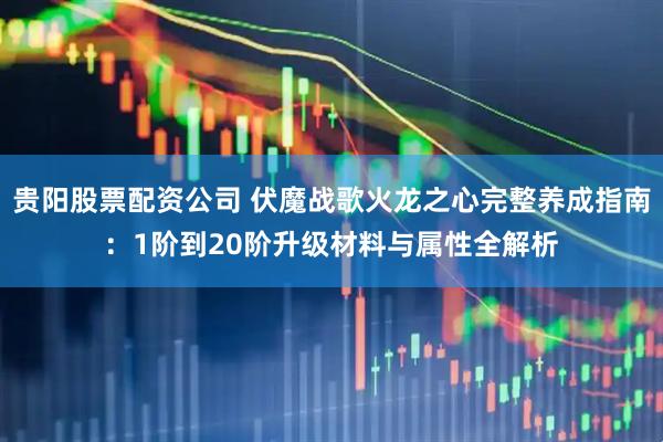 贵阳股票配资公司 伏魔战歌火龙之心完整养成指南：1阶到20阶升级材料与属性全解析
